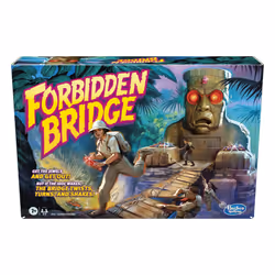 Hasbro Gaming Forbidden Bridge Game  Adventure Board Game  Fun Kids Game for Ages 7 and Up  Game for 2 to 4 Players