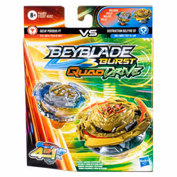 Beyblade Burst QuadDrive Destruction Belfyre B7 and Decay Perseus P7 Spinning Top Dual Pack