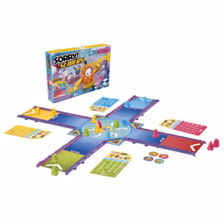 Hasbro Gaming Sorry! Sliders Fall Guys Ultimate Knockout Board Game for Kids Ages 8 and Up  Exciting Twist on The Classic Hasbro Family Board Game