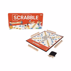 Hasbro Gaming Scrabble Board Game Word Game for Kids Ages 8 and Up Fun Family Game for 2-4 Players The Classic Crossword Game