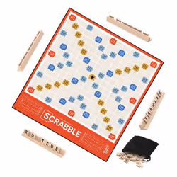 Hasbro Gaming Scrabble Board Game Word Game for Kids Ages 8 and Up Fun Family Game for 2-4 Players The Classic Crossword Game