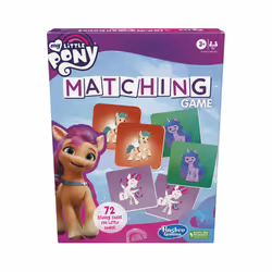 Hasbro Gaming My Little Pony Matching Game for Kids Ages 3 and Up, Fun Preschool Matching Game for 1+ Players