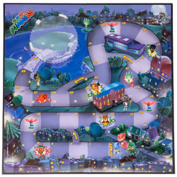 PJ Masks Hasbro Gaming HQ Rescue Kids Board Game  Preschool Games  Race to Stop Romeo  Includes 3D Plastic Tower  Kids Games Ages 4 and Up