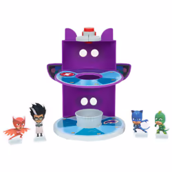 PJ Masks Hasbro Gaming HQ Rescue Kids Board Game  Preschool Games  Race to Stop Romeo  Includes 3D Plastic Tower  Kids Games Ages 4 and Up