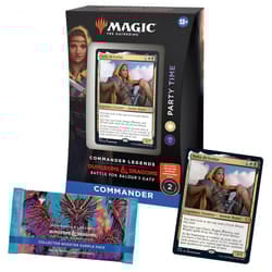 Magic The Gathering Commander Legends: Battle for Baldur?s Gate Commander Deck - Party Time + Collector Booster Sample Pack