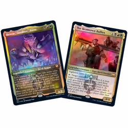 Magic: The Gathering Streets of New Capenna Commander Deck - Riveteers Rampage + Collector Booster Sample Pack