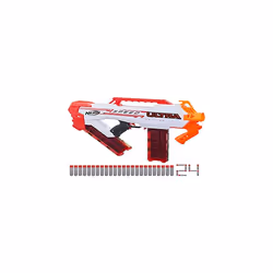 F4929 Ultra Speed Fully Motorised Blaster, Compatible Only with Nerf Ultra Darts, Multicolor, 24 Nerf AccuStrike Ultra Darts