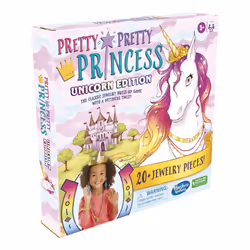 Hasbro Gaming Pretty Princess Unicorn Edition Board Game  Includes 20 Pieces (Amazon Exclusive)