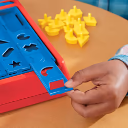 Hasbro Gaming Perfection Game for Kids Ages 5 and Up  Pop Up Game  Customize The Tray for Over 250 Combinations  Kids Games  Games for 1+ Players