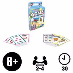 The game of Life goals game Quick-Playing card game for 2-4 Players The game of Life card game for Families and Kids Ages 8 and Up