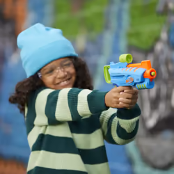 NERF Elite Junior Ultimate Starter Set  2 Easy Play Blasters  15 Darts for Kids Outdoor Games  Ages 6 & Up