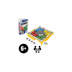 Hasbro Gaming Sorry! Grab and Go Travel-Sized Board Game