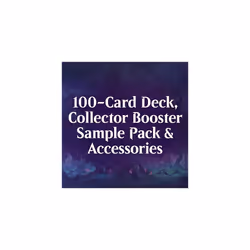 Magic The Gathering Wilds of Eldraine Commander Deck - FAE Dominion (100-Card Deck  2-Card Collector Booster Sample Pack + Accessories)