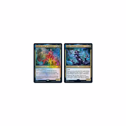 Magic The Gathering Wilds of Eldraine Commander Deck - FAE Dominion (100-Card Deck  2-Card Collector Booster Sample Pack + Accessories)