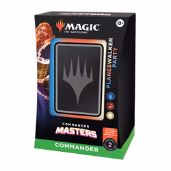 Magic The gathering commander Masters commander Deck - Planeswalker Party (100-card Deck 2-card collector Booster Sample Pack ...