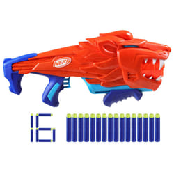 NERF Wild Lionfury  Easy Play Dart Blaster  16 Nerf Elite Darts  Nerf Blaster Lion Toys for 6 Year Old Boys & Girls & Up  Outdoor Toys