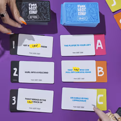 Hasbro Gaming Fork Milk Kidnap Game for Adults Only  an Adult Party Game of Questionable Choices  Ages 17+  for 3 to 10 Players  Hilarious NSFW Card G