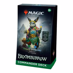 Magic: The Gathering Bloomburrow Commander Deck - Peace Offering (100-Card Deck 2-Card Collector Booster Sample Pack + Acces ...