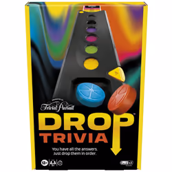 Drop Trivia Game | Electronic Party Game with Voice and Sounds | Ages 13+ | 2 or More Players | 15 Mins. | from Trivial Pursu ...