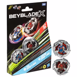Beyblade X Tail Viper 5-80O and Sword Dran 3-60F Dual Pack Set with 2 Right-Spinning Tops; Battling Top Toys for 8 Year Old B ...