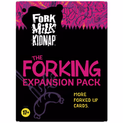 Fork Milk Kidnap: The Forking Expansion Pack | More Forked Up Cards for Adults Only | Ages 17+ | 3-10 Players | 20 Mins. | Hi ...