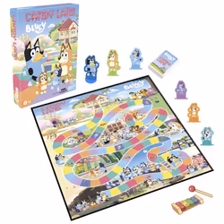 Hasbro Gaming Candy Land Bluey Edition Board Game | Ages 3 and Up | 2-6 Players | Play as Dad  Mum  Bluey  Bingo  Muffin  or Socks | Preschool Games |