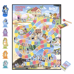 Hasbro Gaming Candy Land Bluey Edition Board Game | Ages 3 and Up | 2-6 Players | Play as Dad  Mum  Bluey  Bingo  Muffin  or Socks | Preschool Games |