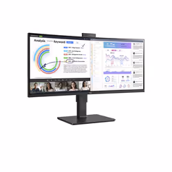 LG 34BQ77QC-B computer monitor 86.4 cm (34") 3440 x 1440 pixels UltraWide Dual Quad HD LCD Black - Additional view 5