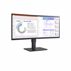 LG 34BQ77QB-B computer monitor 86.4 cm (34") 3440 x 1440 pixels UltraWide Quad HD LED Black