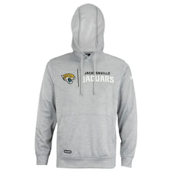 New Era NFL Mens cool grey gametime Pullover Performance Hoodie  Pro Football Sweatshirt  Jacksonville Jaguars  Small
