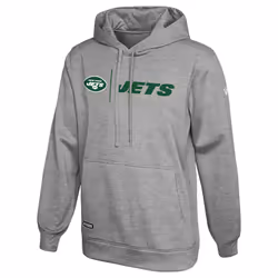 New Era NFL Mens cool grey gametime Pullover Performance Hoodie Pro Football Sweatshirt New York Jets Small