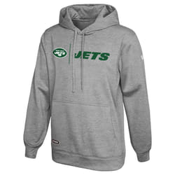 New Era NFL Mens cool grey gametime Pullover Performance Hoodie  Pro Football Sweatshirt  New York Jets  Small