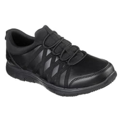 Skechers Women's Ghenter Dagsby Safety Trainer Black 32306 - Black, 5