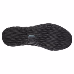 Skechers Women's Ghenter Dagsby Safety Trainer Black 32306 - Black, 5