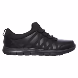 Skechers Women's Ghenter Dagsby Safety Trainer Black 32306 - Black, 5