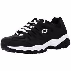 Skechers Men's Afterburn Lace-up Sneaker Black/White 12 M US