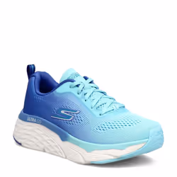 Skechers Women's MAX Cushioning Elite-Destination Point Sneaker  Blue/Light Blue  6.5