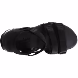 Skechers Women's D'Lites-Fresh Catch Black/Black Wedge Sandal 8 M US