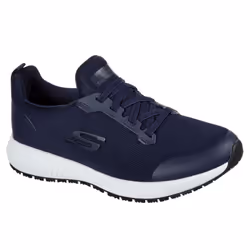 Skechers: Womens Squad SR Lace Up Safety Black size UK3 - 2, Navy