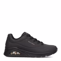 Skechers womens Skecher Street Women's Uno - Stand on Air Sneaker  Black/Black  7 Wide US
