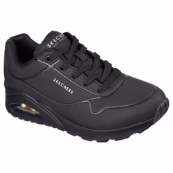 Skechers womens Skecher Street Women's Uno - Stand on Air Sneaker Black/Black 8.5 Wide US