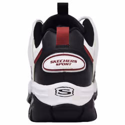 Skechers Men's Energy Afterburn Lace-Up White/Black/Red Sneaker 10 W US