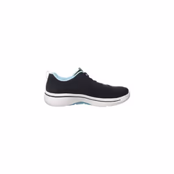Skechers Women's Go Walk Arch Fit-Unify Sneaker  Black/Aqua  6 Wide