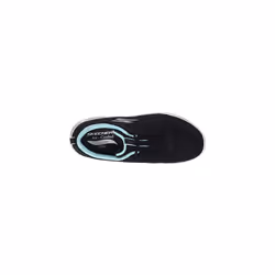 Skechers Women's Go Walk Arch Fit-Unify Sneaker  Black/Aqua  10 Wide