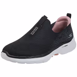 Skechers womens Go Walk 6 - Glimmering Sneaker Black/Pink 8 US