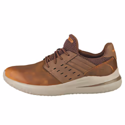 Skechers Delson 3.0 Ezra Mens Casual Trainers in Dark Brown - Size 8 UK