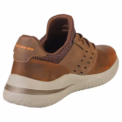 Skechers Delson 3.0 Ezra Mens Casual Trainers in Dark Brown - 12 UK