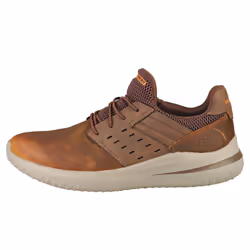 Skechers Delson 3.0 Ezra Mens Casual Trainers in Dark Brown - 12 UK