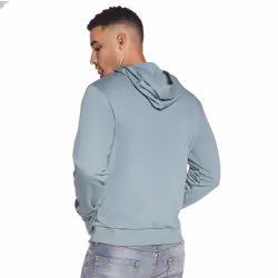 Skechers Mens Heritage II Pullover Kangaroo Pocket Comfort Fit Hoody - L, Trooper