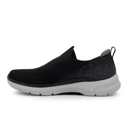 Skechers Men's Gowalk 6-Stretch Fit Slip-on Athletic Performance Walking Shoe  Black/Grey  10